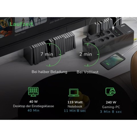 Zasilacz awaryjny UPS Interaktywny APC BE500G2-GR 300 W