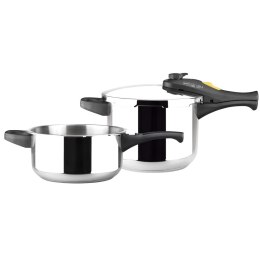 Set Garnków Express Magefesa STYLE 3+6L 3 L 6 L Stal nierdzewna Plastikowy 2 Części