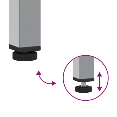 Zestaw stołu warsztatowego 8 pcs Szary Stal malowana proszkowo