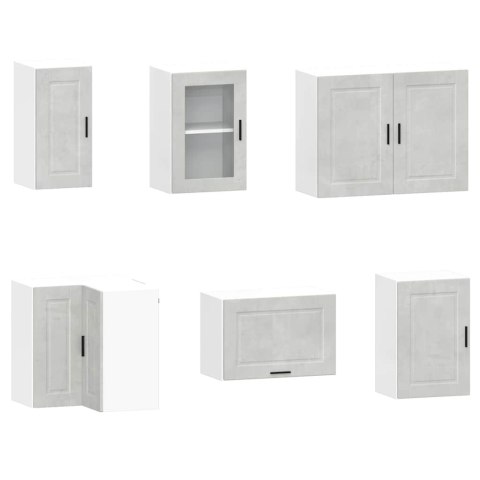 Zestaw szafek kuchennych, Porto, 11-częściowy, szarość betonu