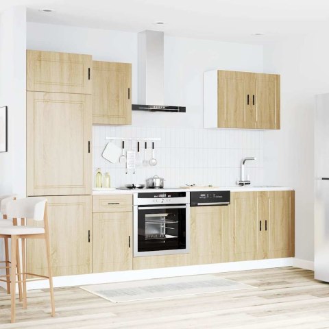 Zestaw szafek kuchennych, Porto, 7-częściowy, dąb sonoma