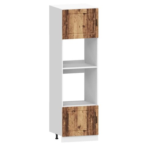 Zestaw szafek kuchennych, Porto, 7-częściowy, stare drewno