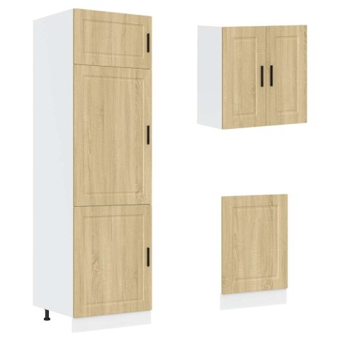 Zestaw szafek kuchennych, Porto, 8-częściowy, dąb sonoma