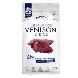 BALTICA NUTRACEUTIC Hypoallergenic Venison & rice XS/S 3kg