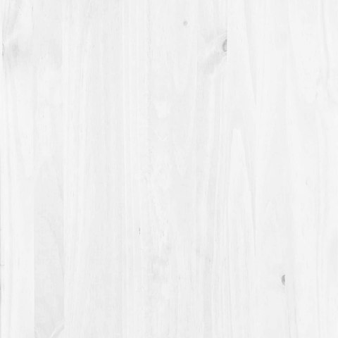 VidaXL Komoda ASKIM Biały 79 x 40 x 133,5 cm Lite drewno sosnowe