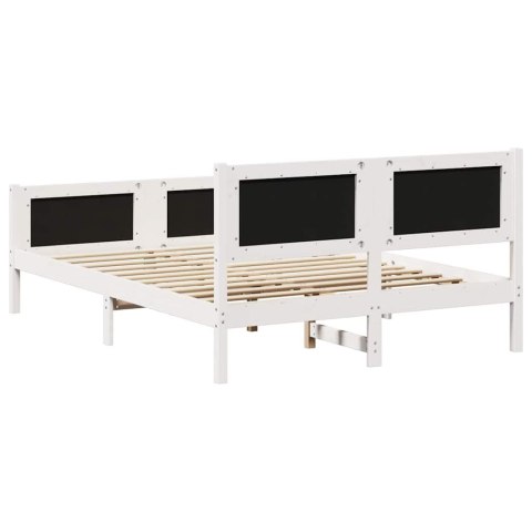 VidaXL Ramka łóżka Z zagłówkiem Jasnoszary 150 x 200 cm tkanina