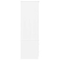 Szafa ALTA, biała, 90x55x170 cm, lite drewno sosnowe