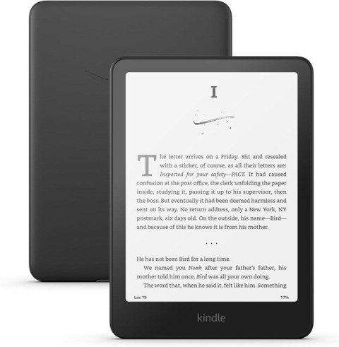 Ebook New Kindle Paperwhite (12th Generation) - 2024 release 7" glare-free 16GB Wi-Fi (Ad-supported) Black (WYPRZEDAŻ)
