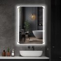 Lustro łazienkowe LED 80x60 cm z funkcją odparowania
