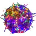 Świąteczne LED oświetlenie - 10 m, 100 LED, kolorowe