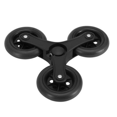 Wózek na zakupy, 3 w 1, do schodów, czarny