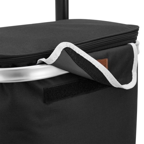 Wózek na zakupy, 3 w 1, do schodów, czarny