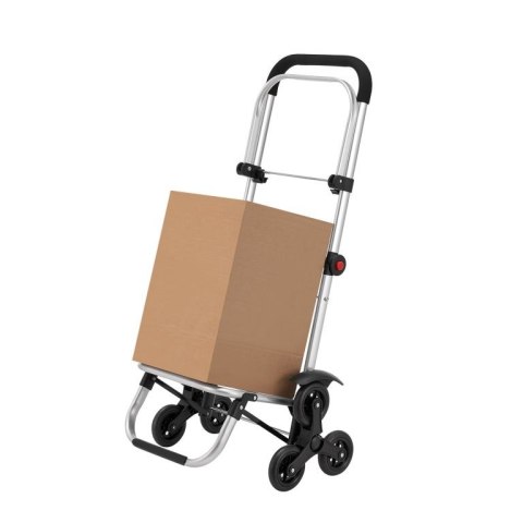 Wózek na zakupy, 3 w 1, do schodów, czarny