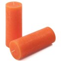 Zestaw świec rustykalnych, 20 cm, Ø 7,5 cm, pomarańczowy, 2