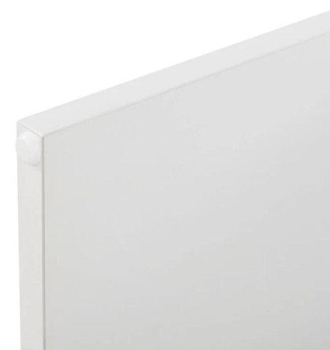 Biały taboret do toaletki Melly z poduszką 45x38x29 cm