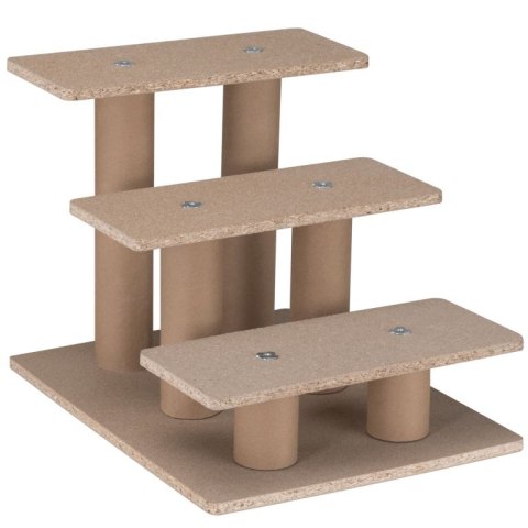 Schodki Timmy 3 stopnie, szare, dla psa i kota, 36 cm