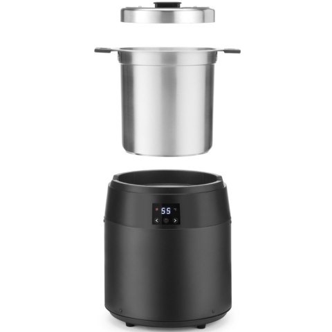 Kociołek termos do zupy elektryczny WATERLESS 10 l 450 W - czarny