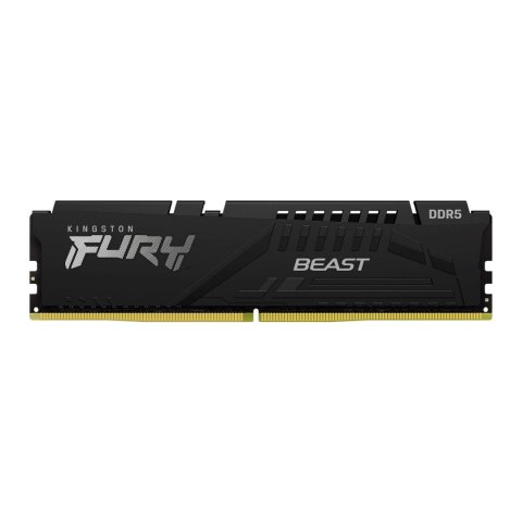 Pamięć DDR5 Kingston FURY Beast 8GB (1x8GB) 5600MHz CL40 1,25V Czarna