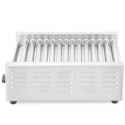 Podgrzewacz grill rolkowy do parówek hot-dogów dwustrefowy 14 rolek 45 cm 1230 W
