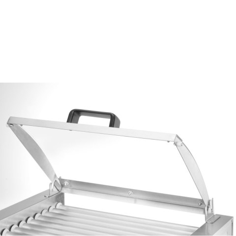 Podgrzewacz rolkowy do parówek hot-dogów z pokrywą 9 rolek 45 cm 790 W