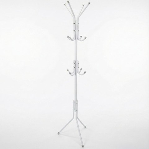 WIESZAK NA UBRANIA I AKCESORIA 3 WYSOKOŚCI 170CM BIAŁY