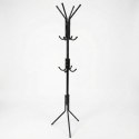 WIESZAK NA UBRANIA I AKCESORIA 3 WYSOKOŚCI 170CM CZARNY