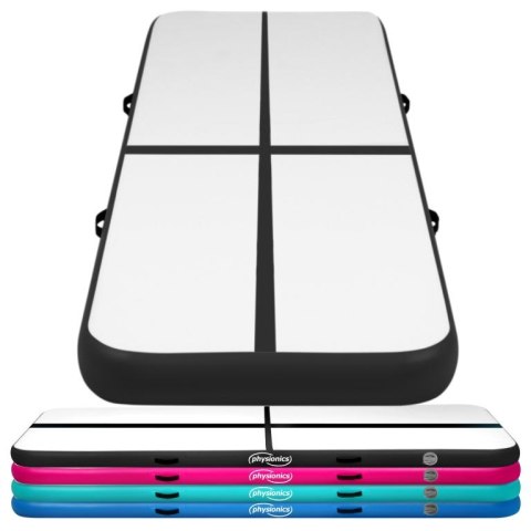 Nadmuchiwana mata gimnastyczna 800x100x10 cm z pompką