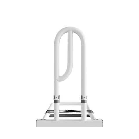 Uchwyt do łóżka dla seniorów, biały, regulowany, stalowy