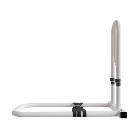 Uchwyt do łóżka dla seniorów, biały, regulowany, stalowy