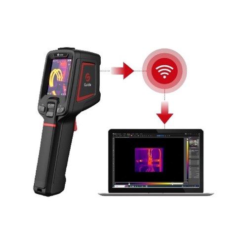 GUIDE SENSMART KAMERA TERMOWIZYJNA NARZĘDZIOWA USB-C, 120X90PX IR, -20°C DO 550°C, FOV 50°×38°, LCD 2,4", LASER, 2MP E1+