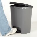 Kosz na śmieci Curver Ciemny szary Plastikowy 25 L (5 Sztuk)