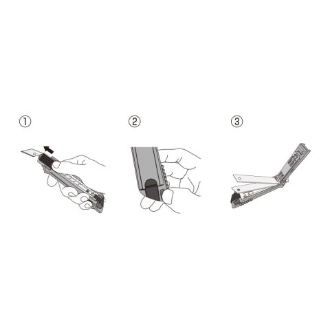 Nóż introligatorski Olfa 18 X 0,5 MM Czarny Czerwony 18 mm
