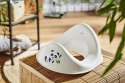 Bio nakładka na WC z pandą, ergonomiczna, naturalny materiał