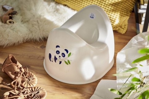Ekologiczny nocnik Rotho z pandą, naturalne surowce, biały