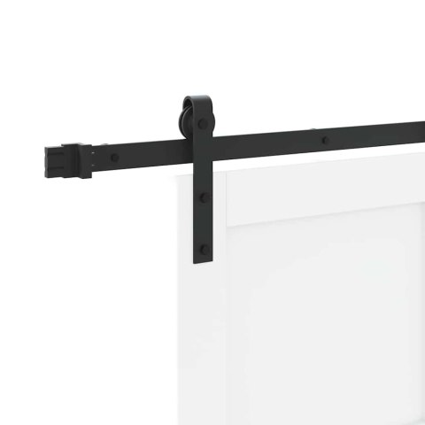 Drzwi przesuwne Biały 83 x 211 cm Lite drewno sosnowe