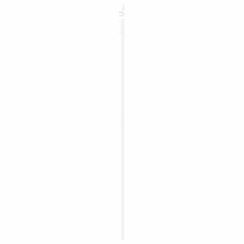 Drzwi przesuwne ORKDAL Biały 93 x 232 cm Lite drewno sosnowe