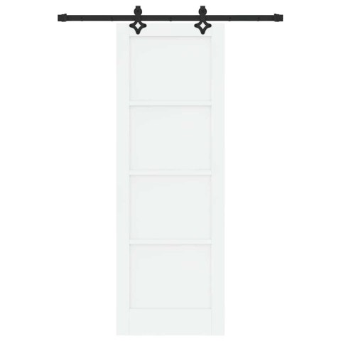 Zestaw Drzwi Przesuwnych ORKDAL Biały i czarny 73,5 x 211 cm