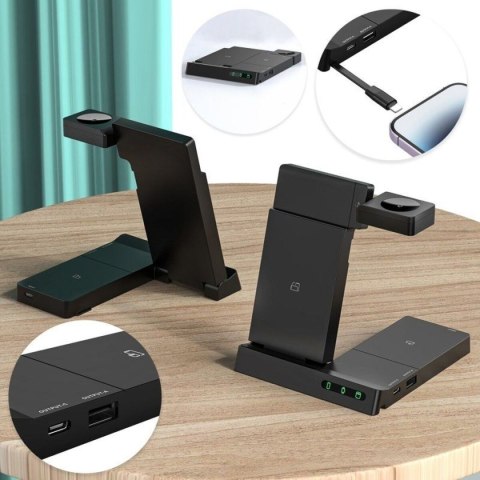 Bezprzewodowa Ładowarka Muvit W152-R Czarny