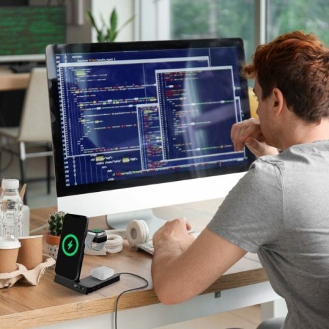 Bezprzewodowa Ładowarka Muvit W152-R Czarny