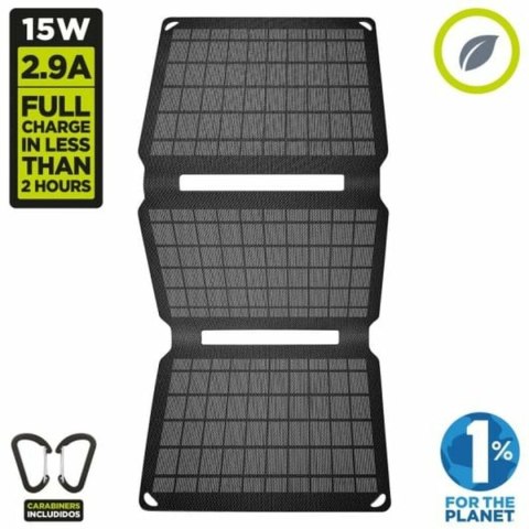 Ładowarka Słoneczna Muvit 15W SOLAR CHARGER Czarny 15 W