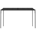Altana ogrodowa, antracytowa, 4x3x2,5 m, aluminium i stal