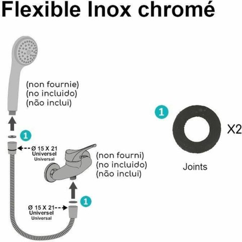 Wąż Prysznicowy Edouard Rousseau 1,5 m