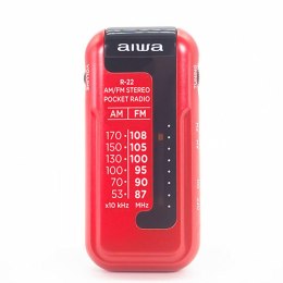 Radio Tranzystorowe Aiwa R22RD Czerwony