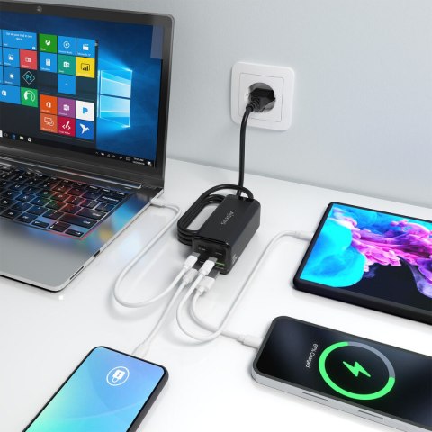 Ładowarka Ścienna Aisens GAN Czarny 100 W