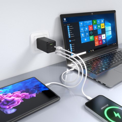 Ładowarka Ścienna Aisens GAN Czarny 100 W