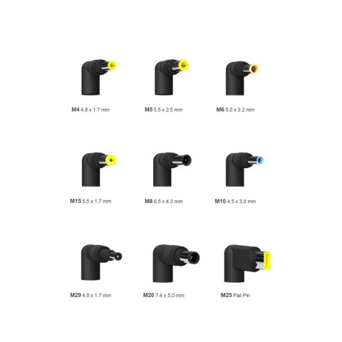 Ładowarka do Laptopa TooQ ASLC-65WAUTO-BK 65 W