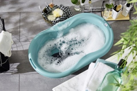 Wanienka dla niemowląt Rotho TOP turkusowa 76x44,5x22 cm