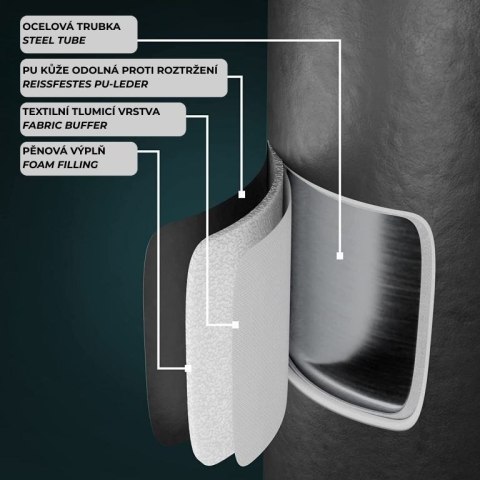 Wolnostojący worek bokserski 175 cm z podstawą i sprężynami