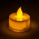 Zestaw 8 LED świeczek tealight z timerem, ciepła biel