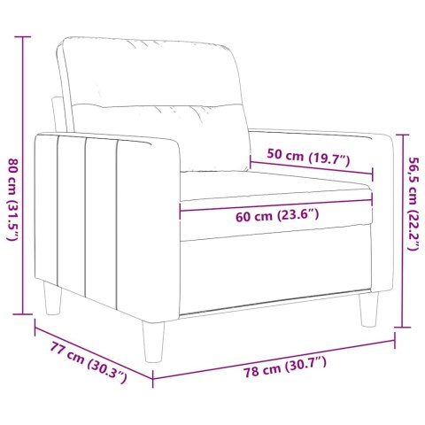 Fotel, ciemnoszary, 60 cm, obity tkaniną
